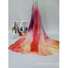 Most popular super quality print chiffon long scarf with many colors